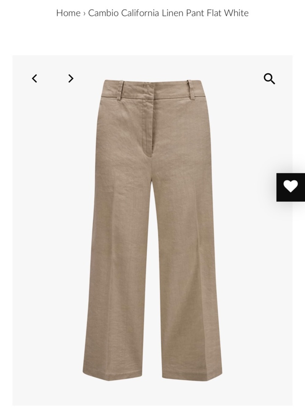 Cambio California Linen Pant